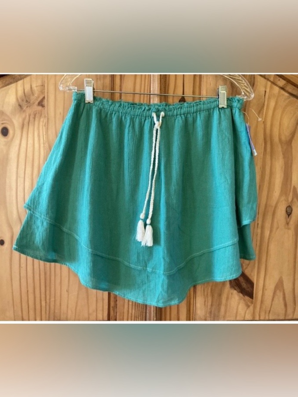 Women‘s Free People green short flare skirt - size S - NWT